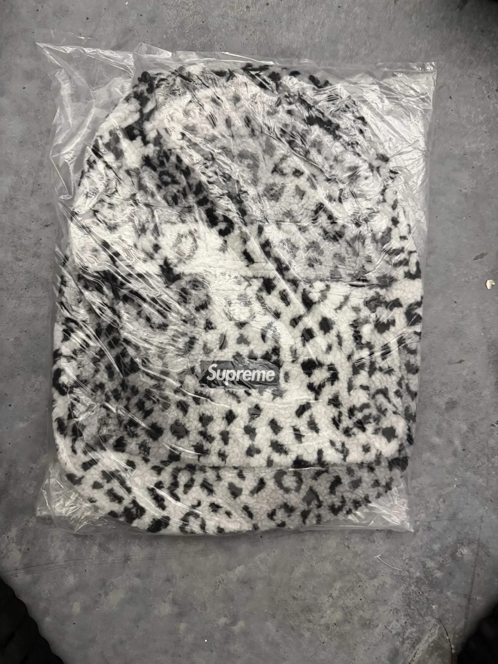 Supreme White Leopard Backpack OS